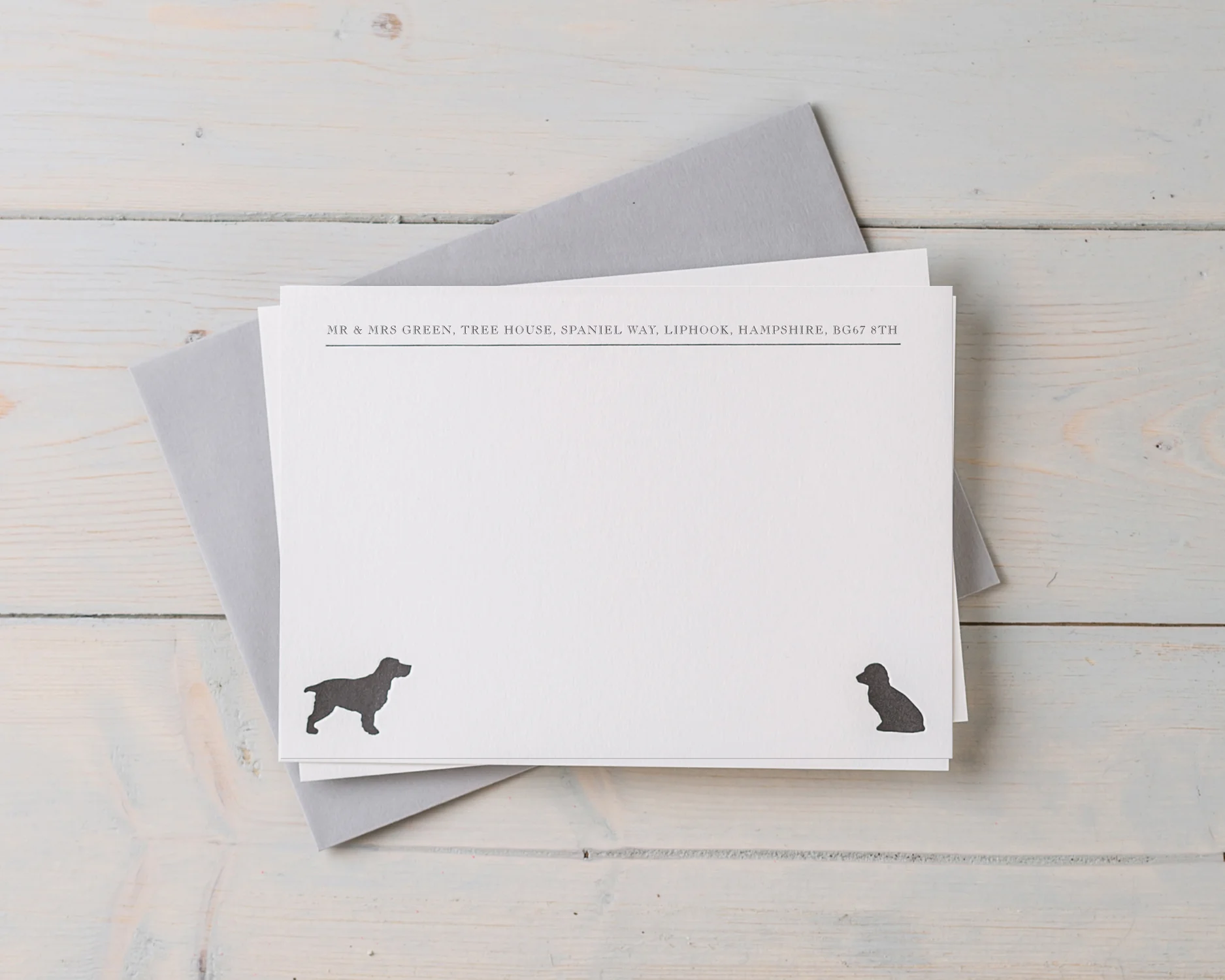 Bespoke Letterpress Correspondence Cards