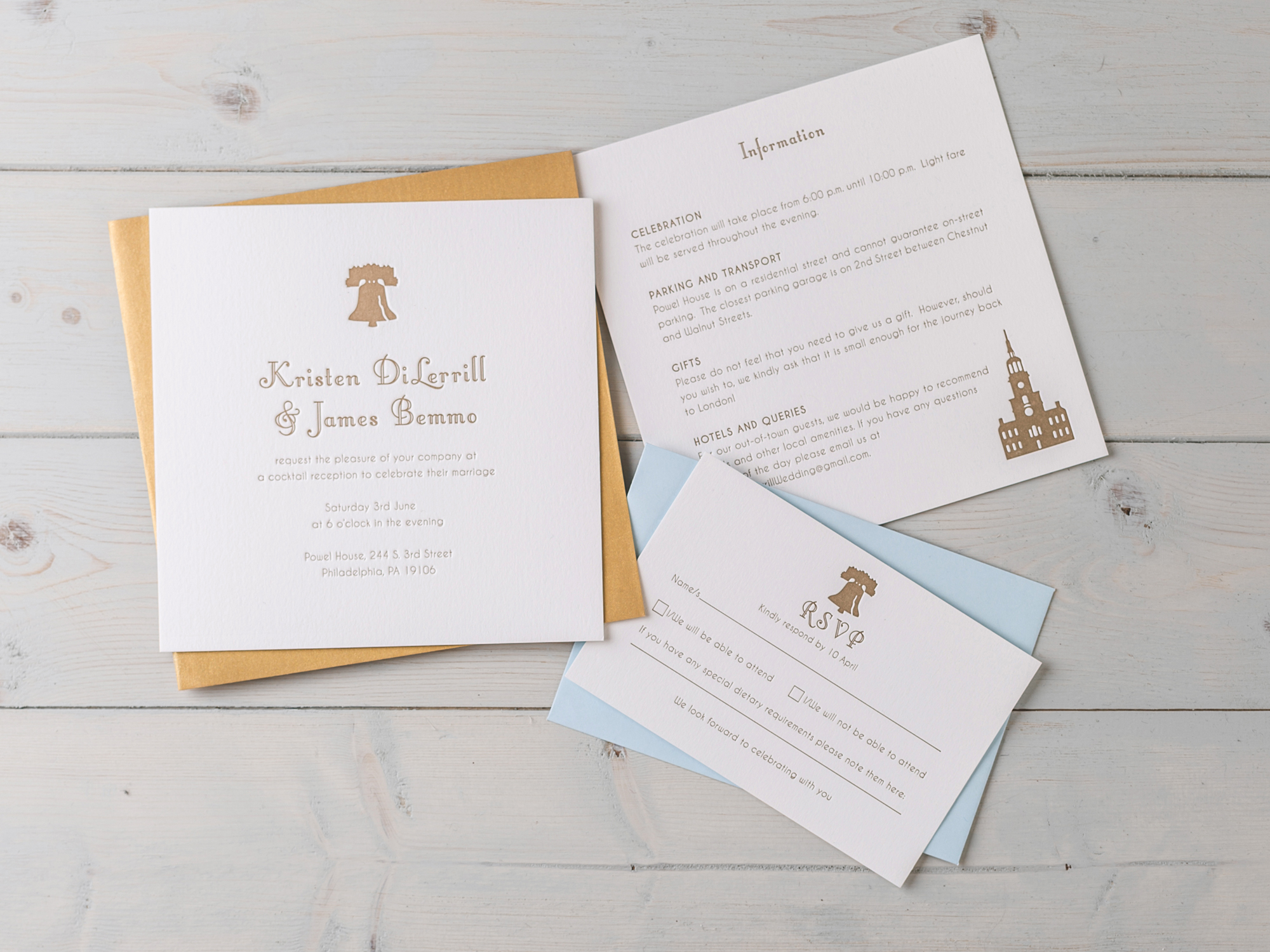 Two cities, two weddings, Philadelphia & London