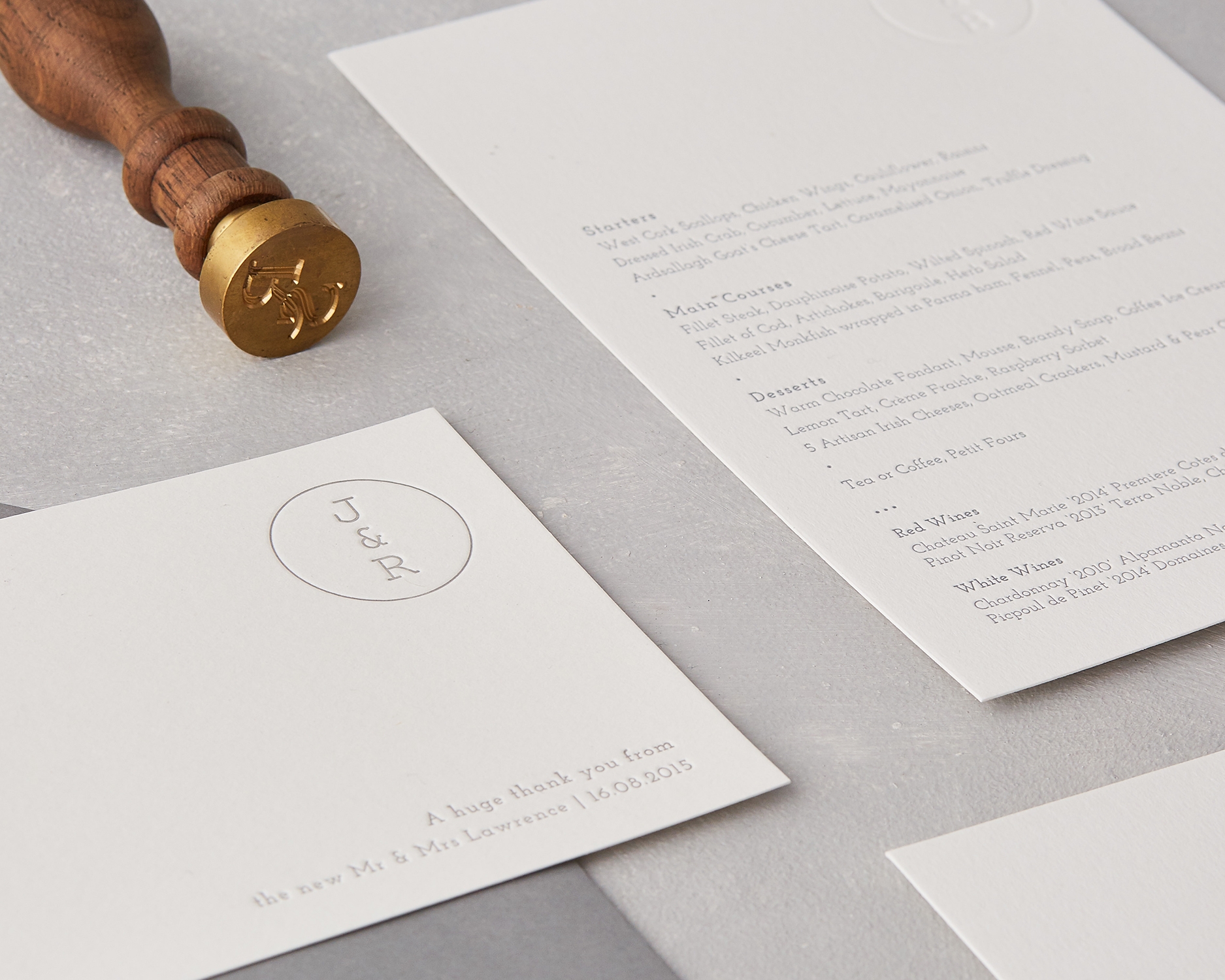 Ceremony & Reception Stationery