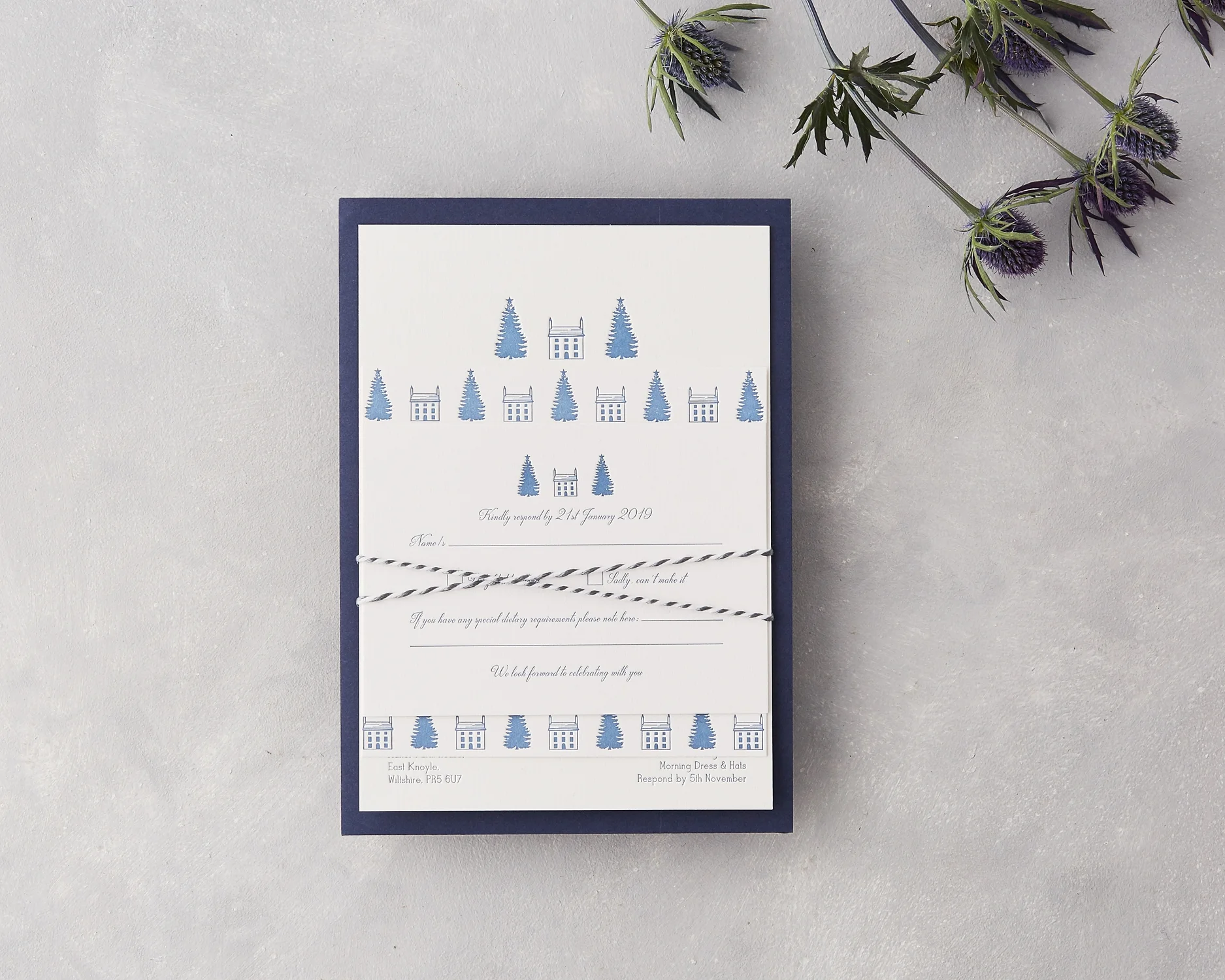 Winter Wedding Invitation