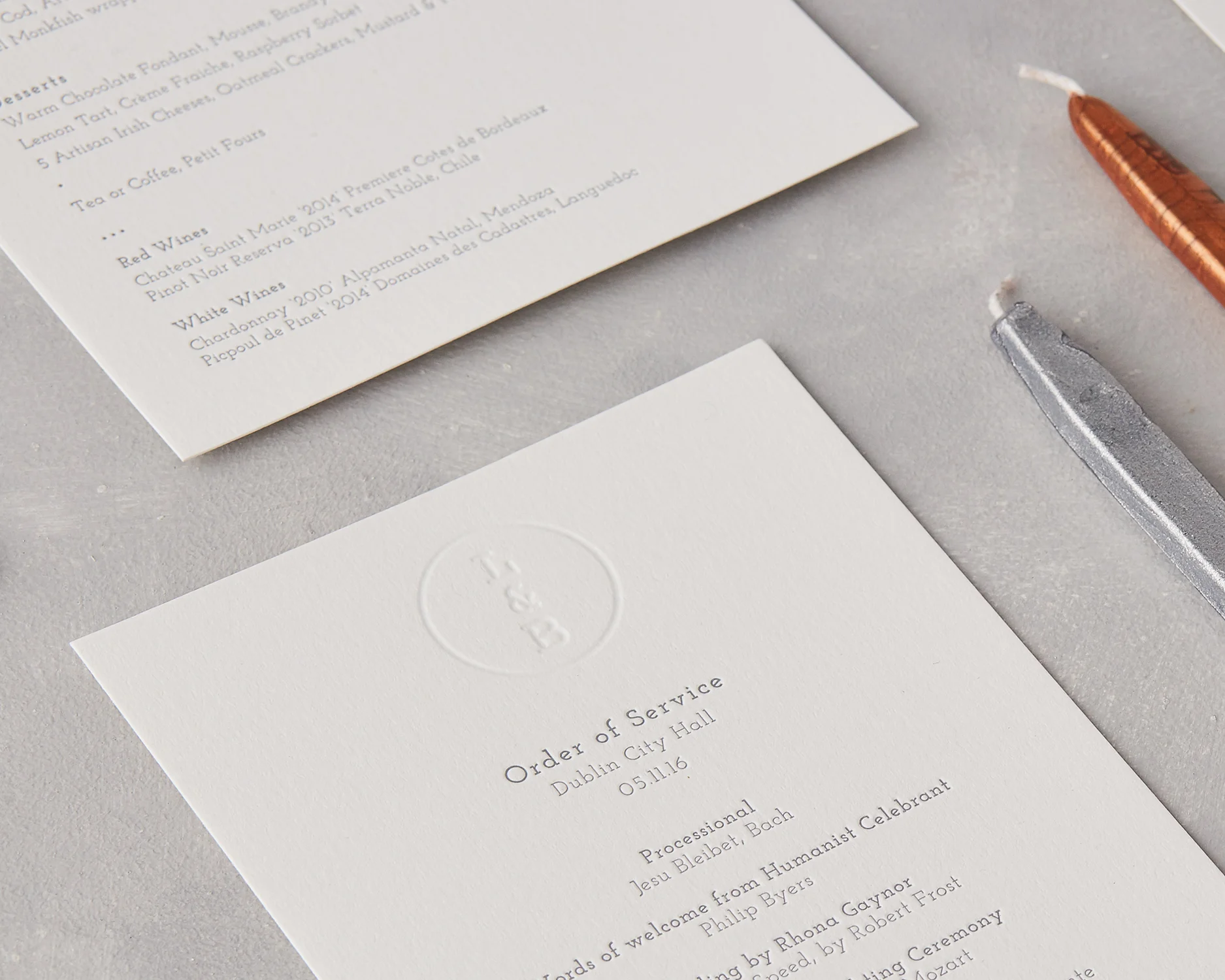  Retro Stamp Design | Letterpress Blind 
