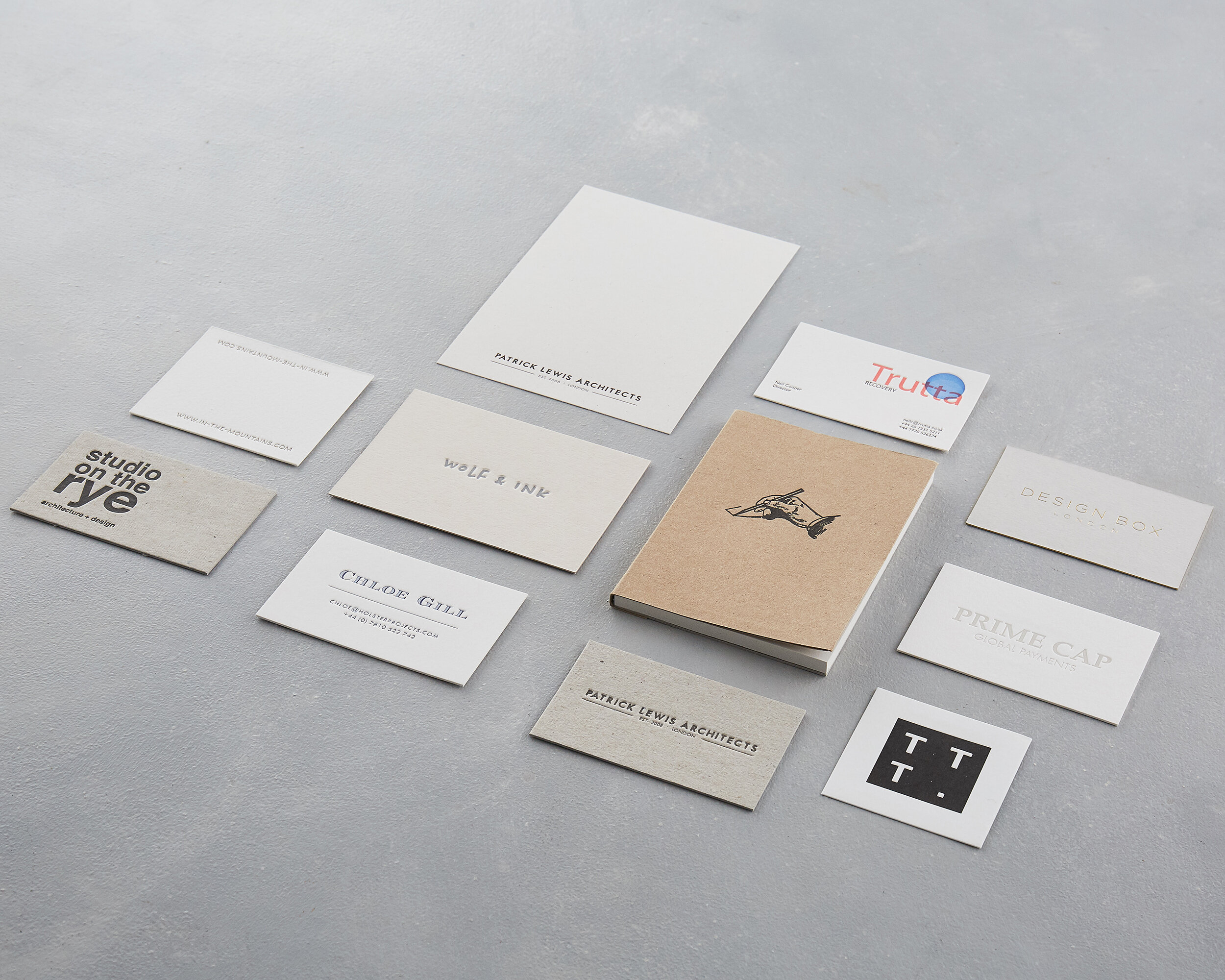 Letterpress and Foil Business Stationery