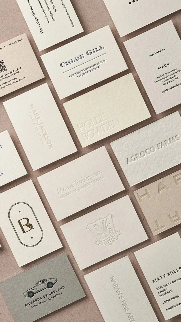 Letterpress Business Cards