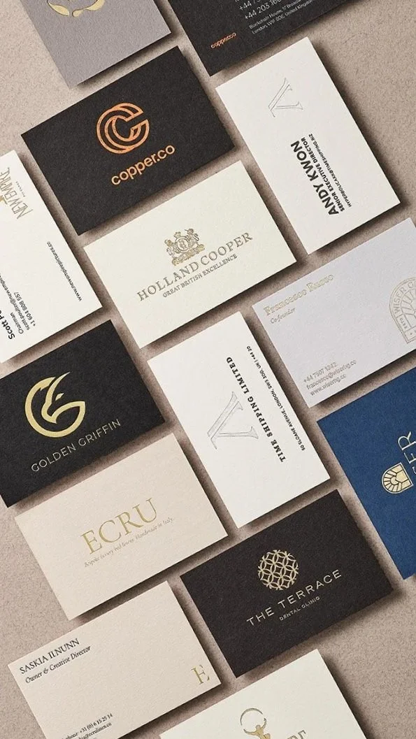 Foil Business Cards