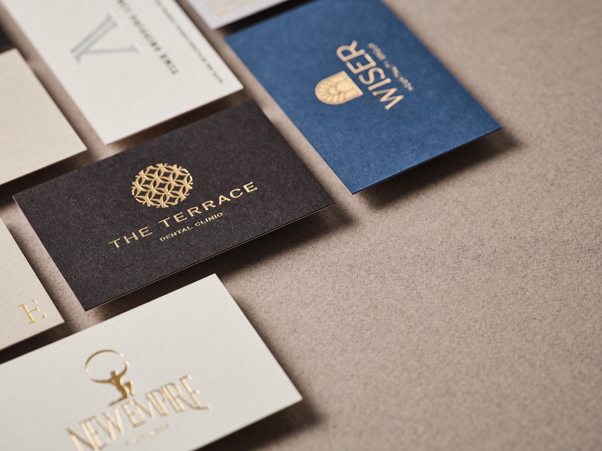Gold Foil Business Cards