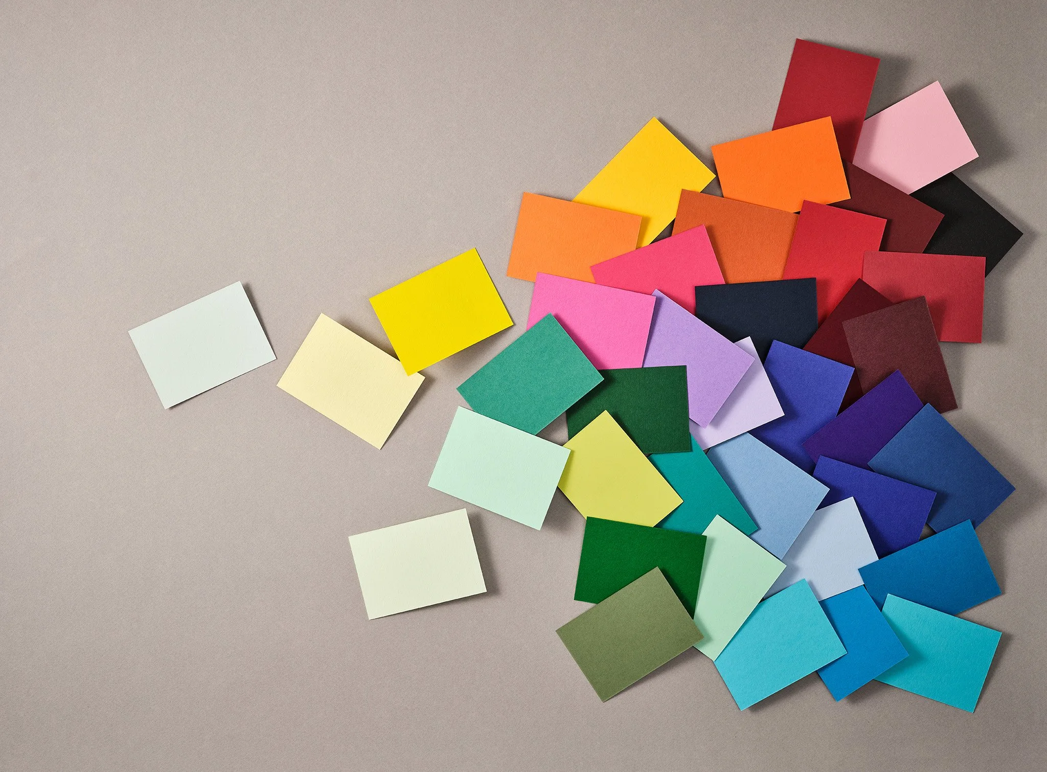 Coloured Card Collection