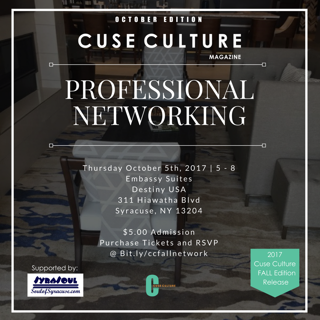 October Edition: Minority Professional Networking RSVP @ bit.ly/ccfallnetwork
