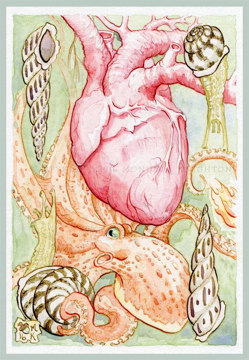 Ace of Brine, from The Stolen Child Tarot