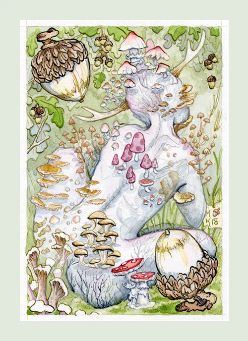10 of Oak from The Stolen Child Tarot