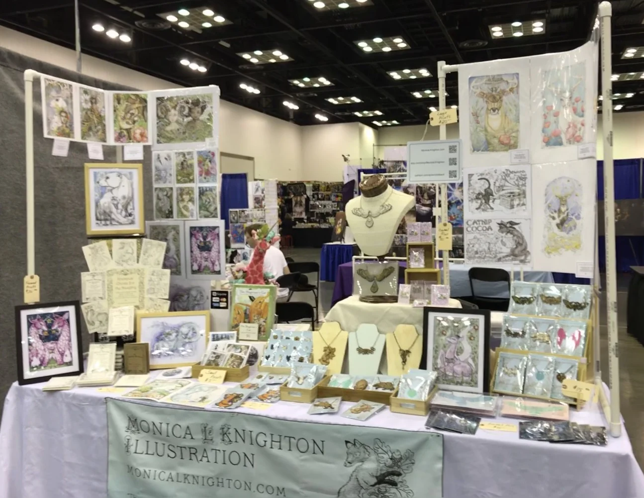 6 Foot Table Layout, Indy PopCon 2018