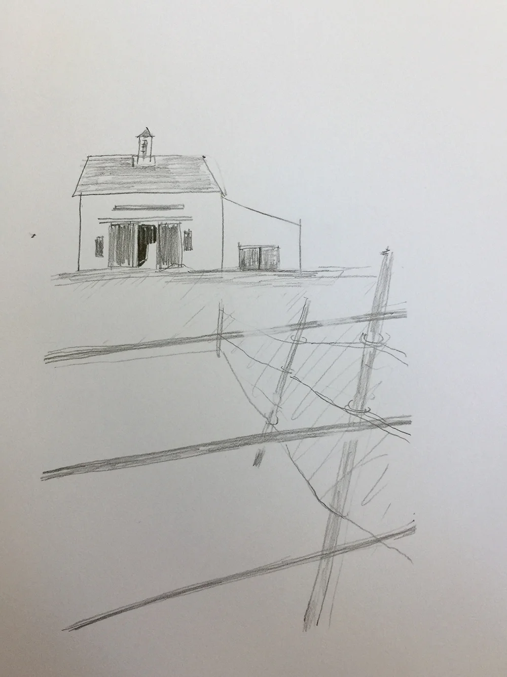 illustration, barn