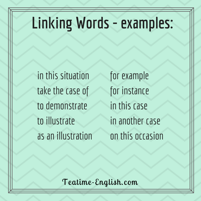How to Using Linking Words to Transition Within Your Writing — Teatime ...