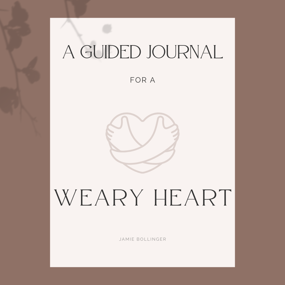 Rest for the Weary Heart guided devotional journal cover