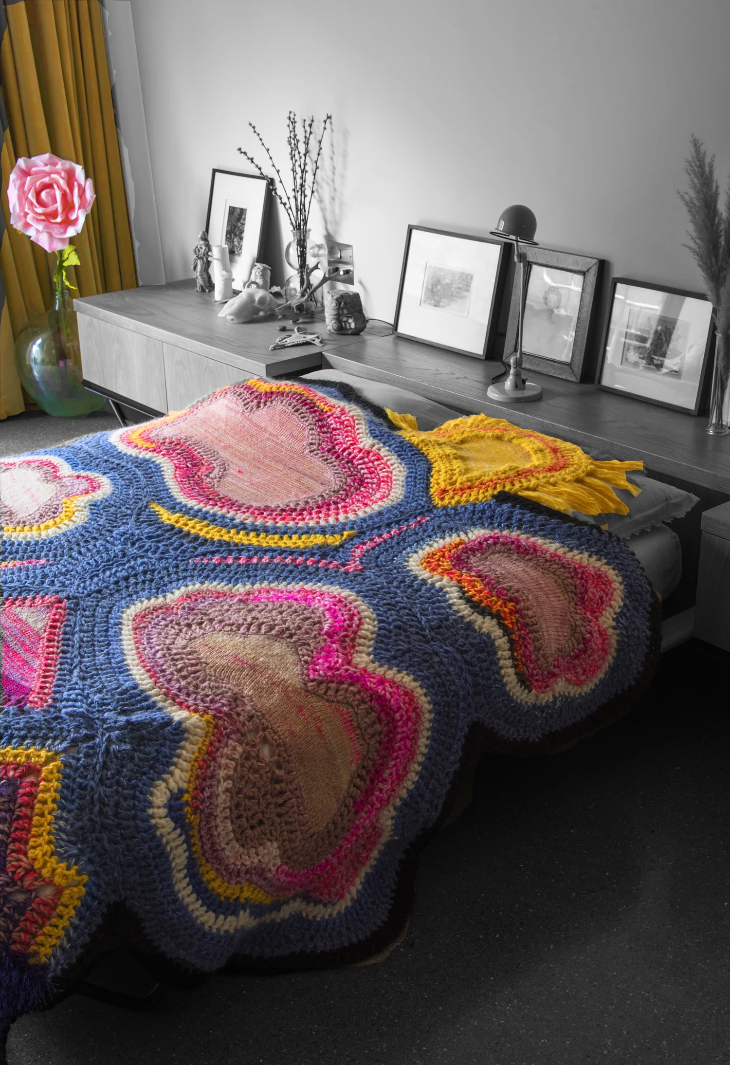 Sunrise 270 x 220 cm Crochet and knit 2016