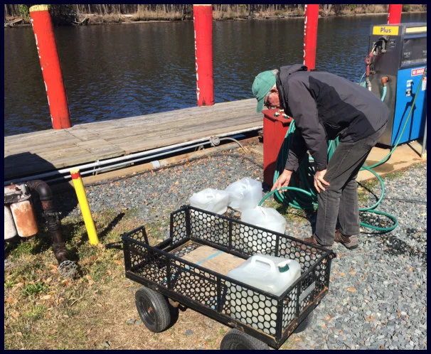 Blue View - Toting Water