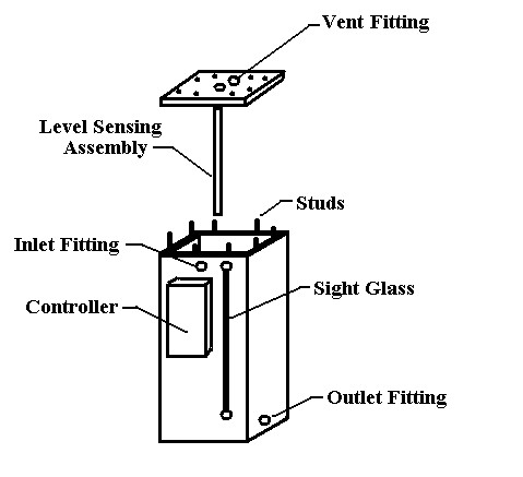 Figure 2 – Design drawing for the day tank