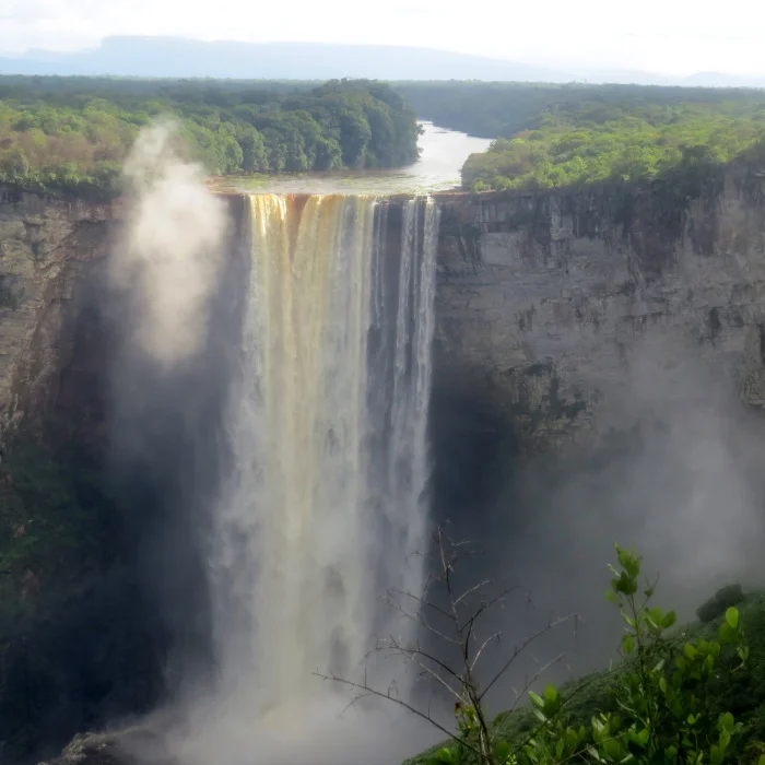 guyana's kaiteur falls