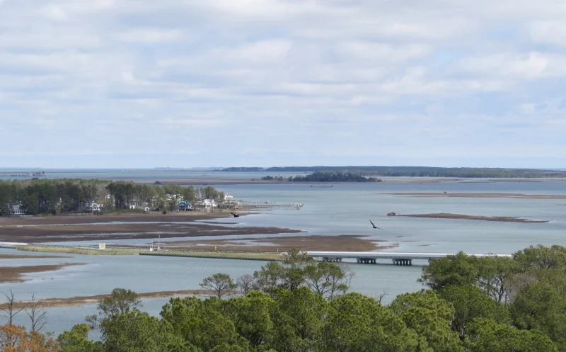  The view from the lighthouse was awesome, but, man, was it ever cold and windy!