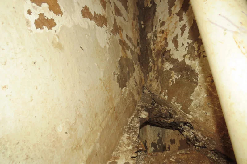 An area that needs repair