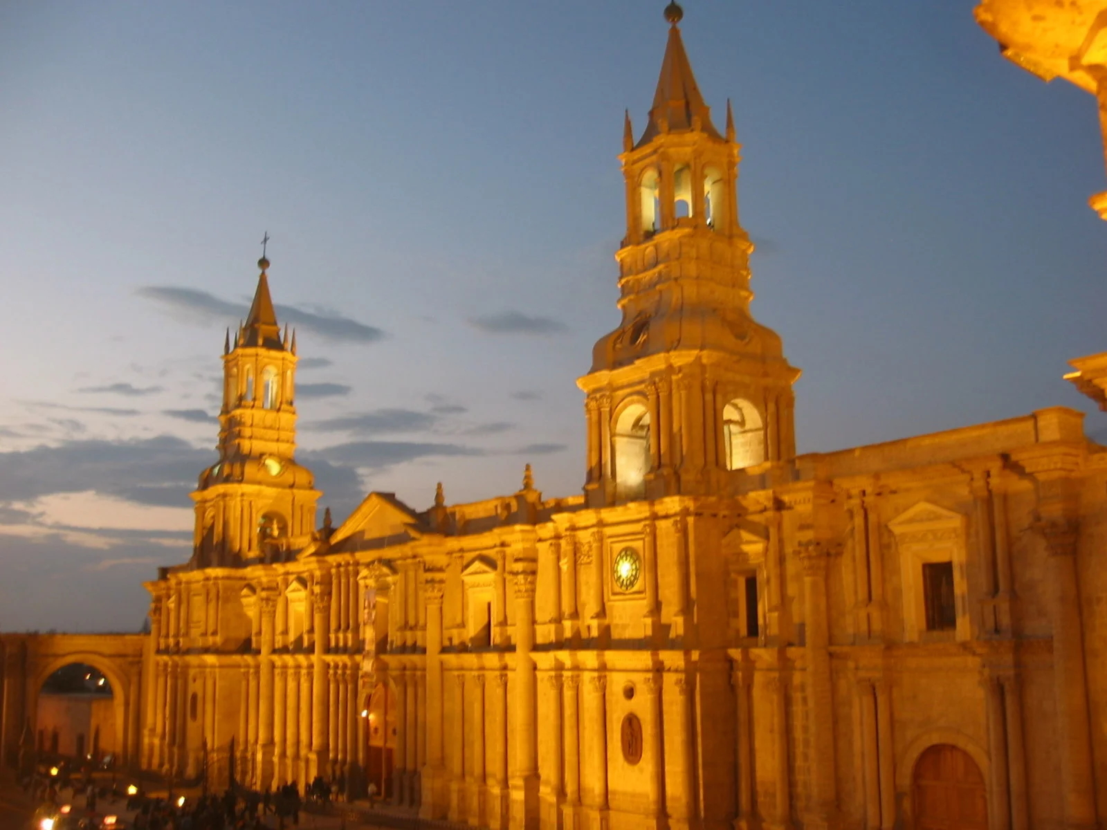 Cathedral in picturesque Arequipa, Peru