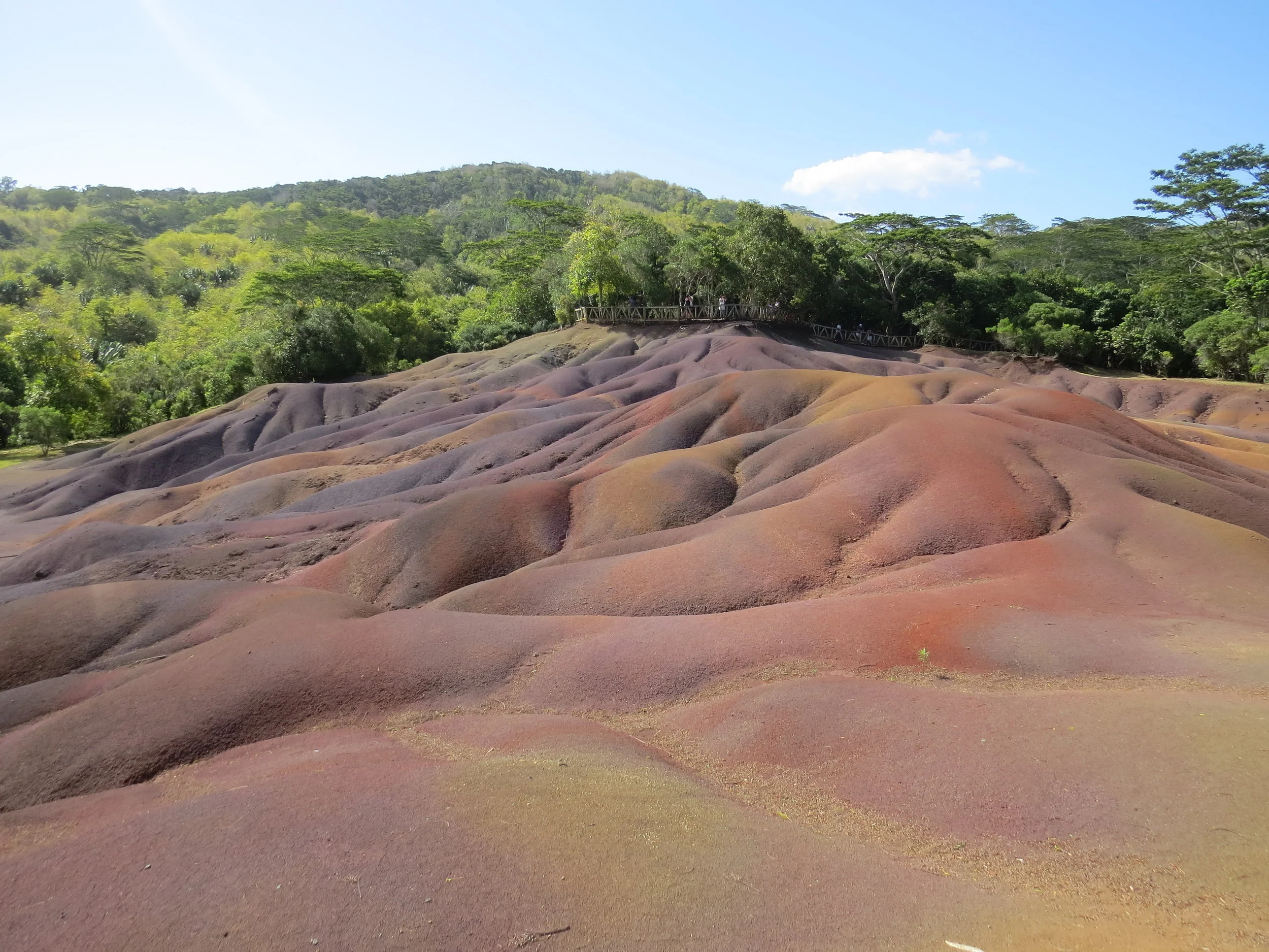 The “Earth of Seven Colors” at Chamarel