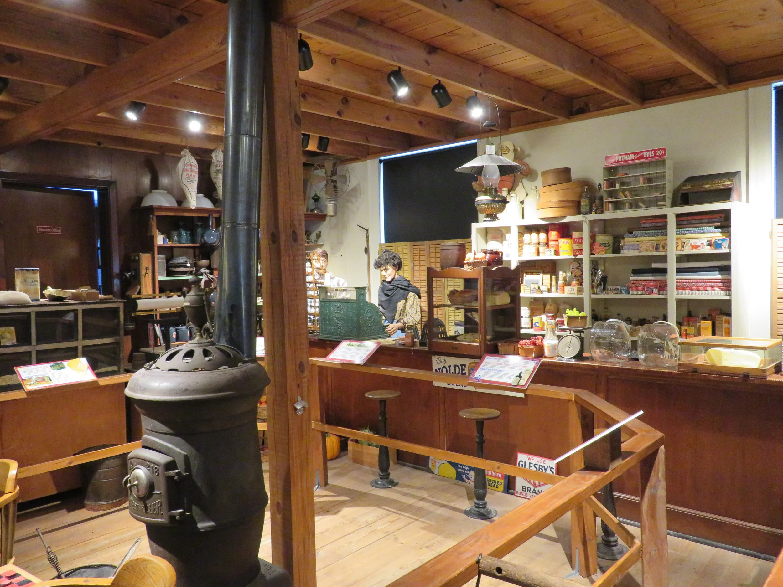 The "general store" was chock full of interesting memorabilia.