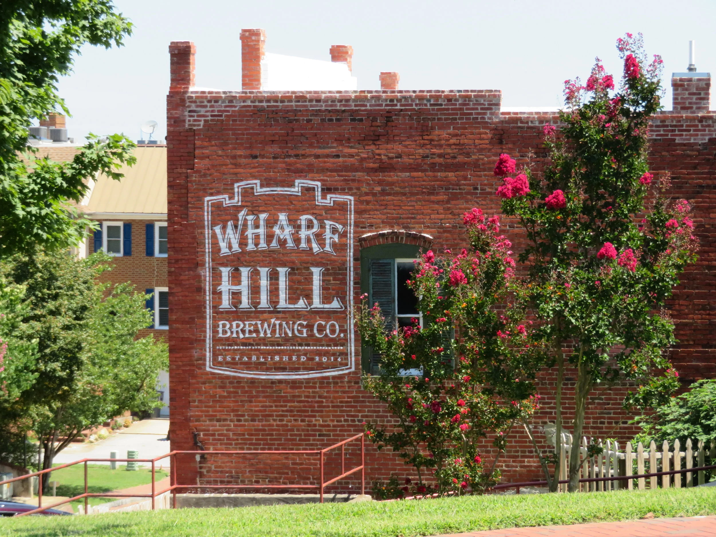 We bellied up to the bar at the Wharf Hill Brewing Company - local beer & great food