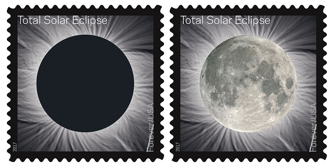 The USPS has even issued special total eclipse stamps ... don't worry, they're forever stamps.