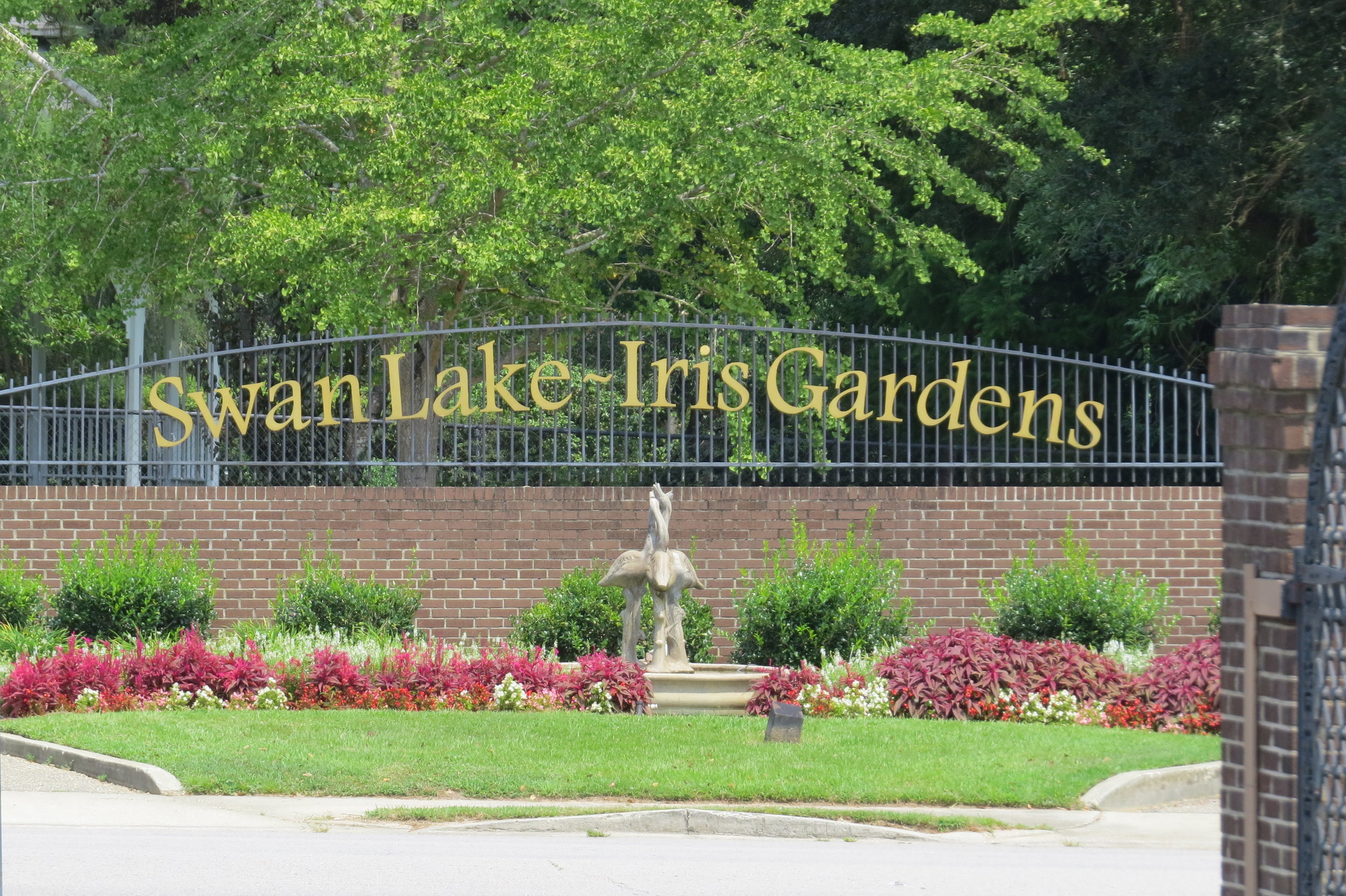 Swan Lake Iris Gardens Sumter South Carolina Just A Little