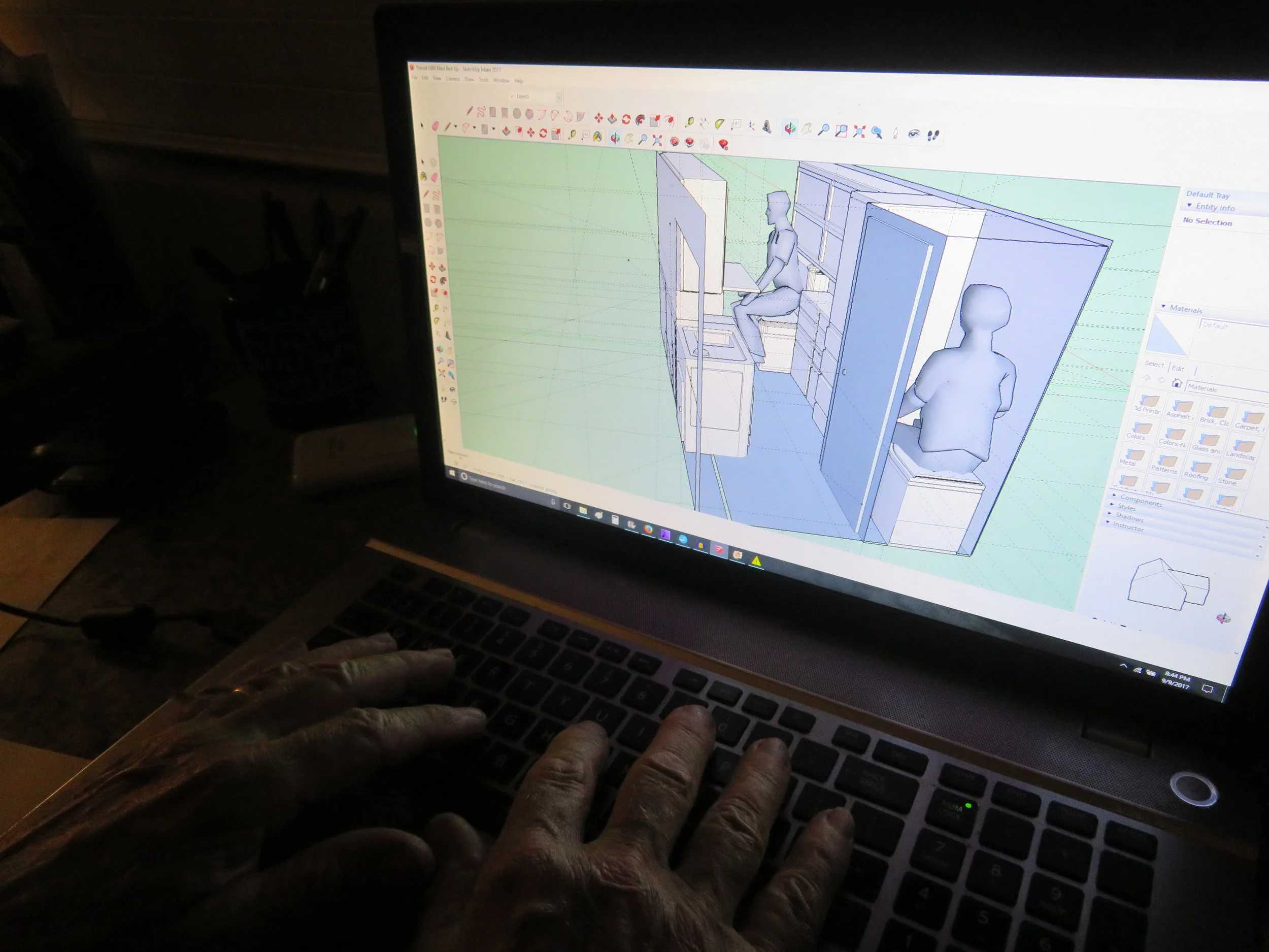 Blue View - A View of Blue