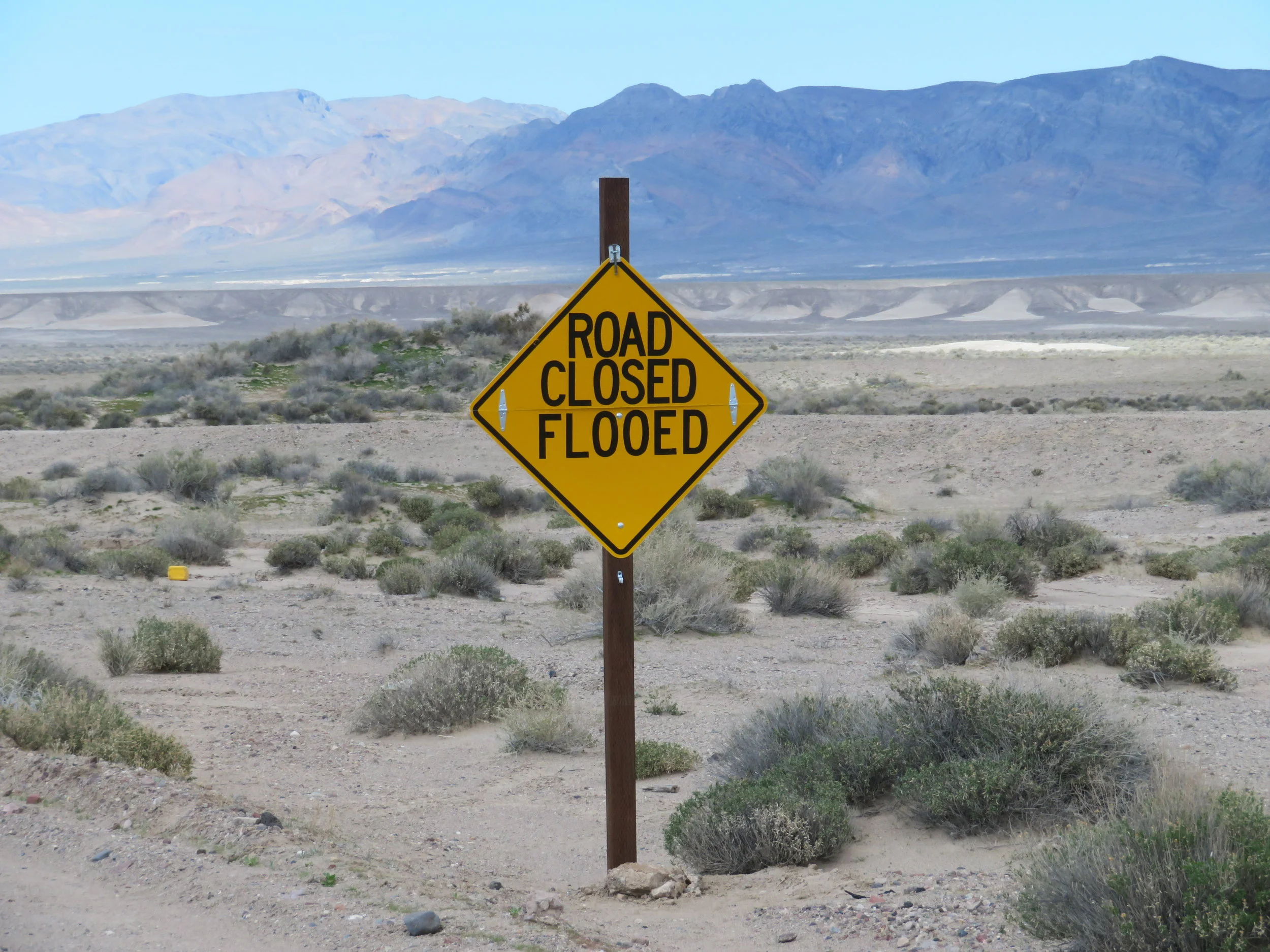 Nothing worse than a road closure due to "flooed".