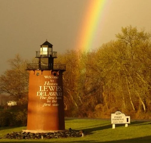Quite a welcome to Lewes, Delaware Photo: Lewes Gallery