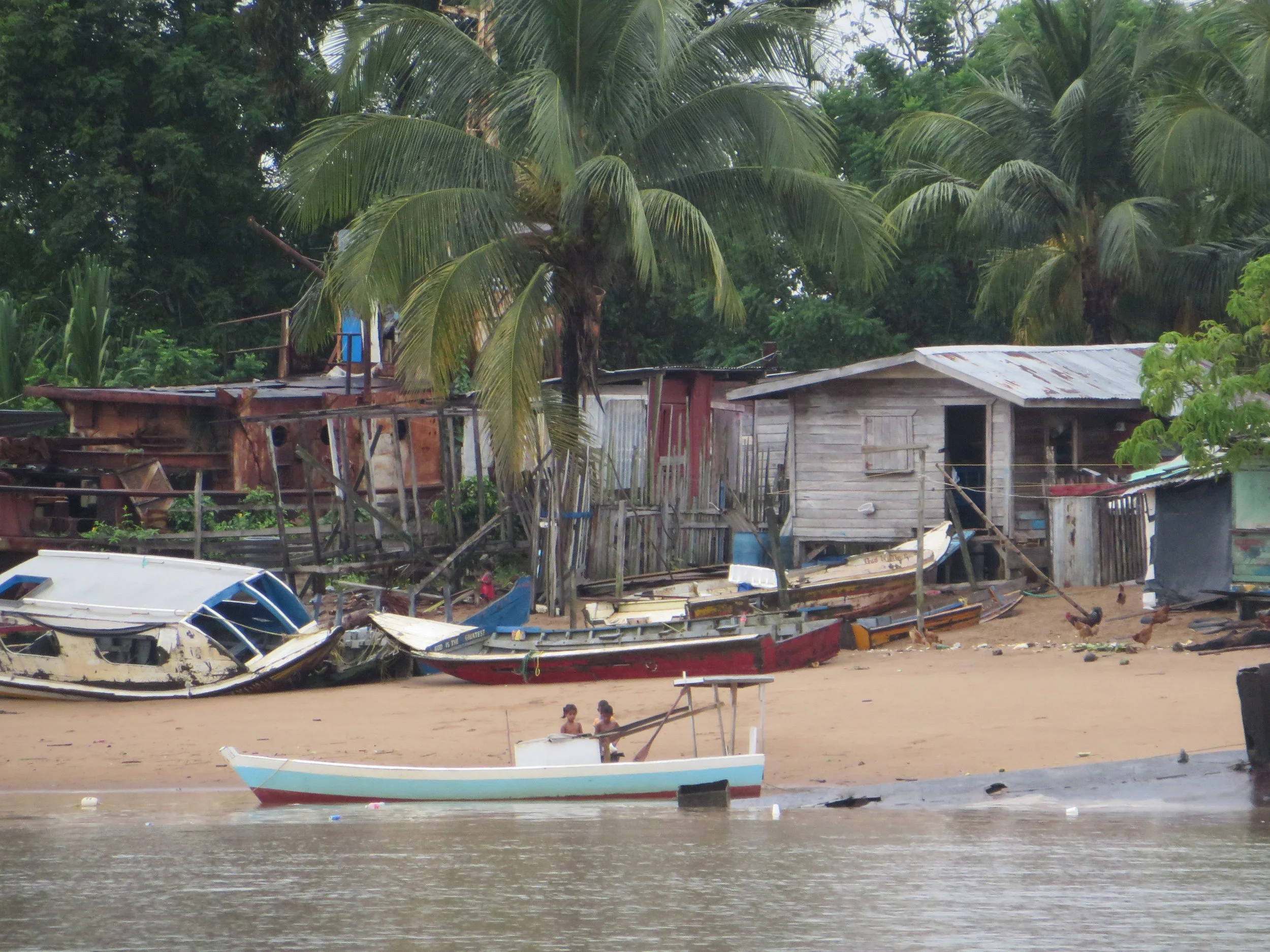 Up the Essequibo River.