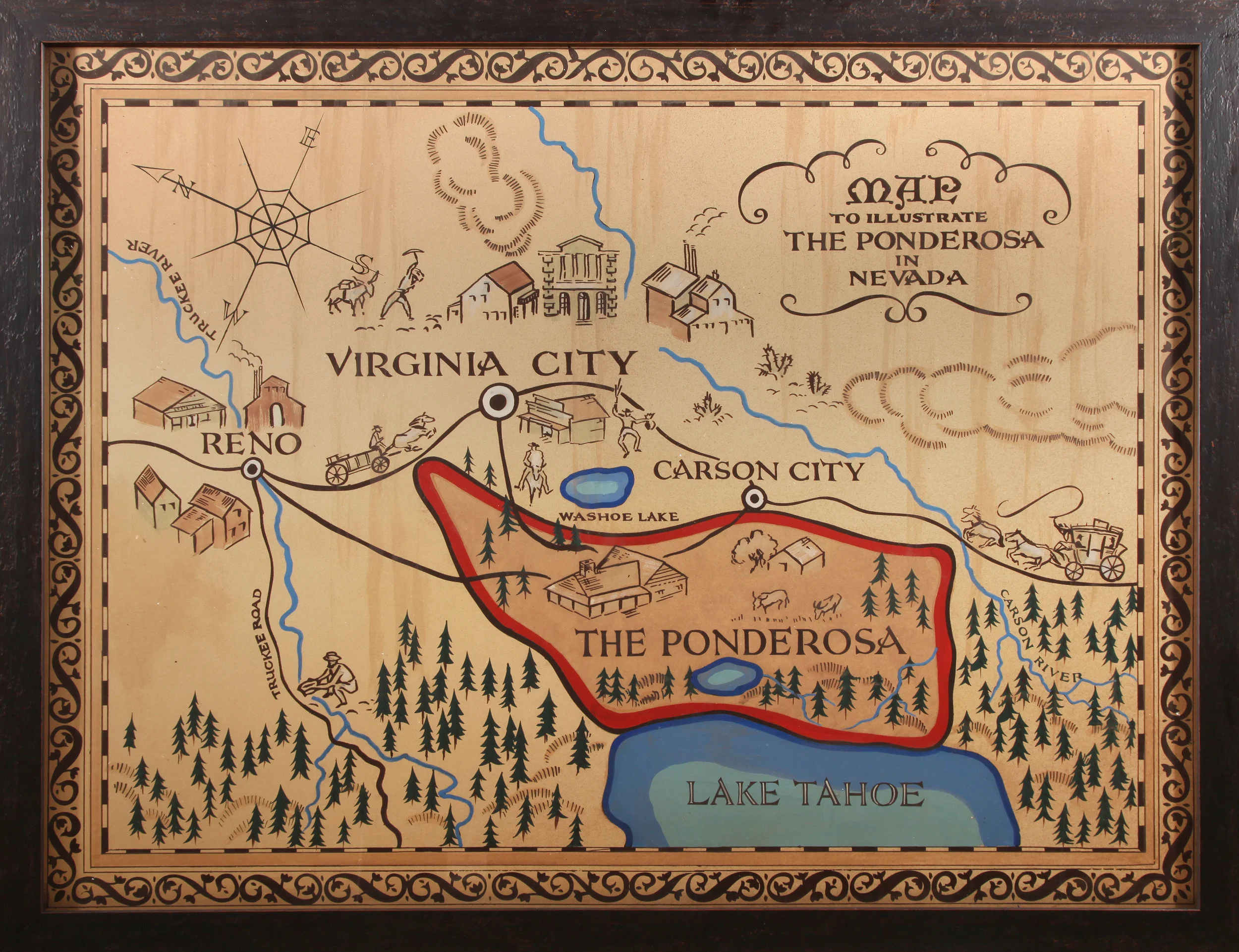 Here's where the Ponderosa should be ...