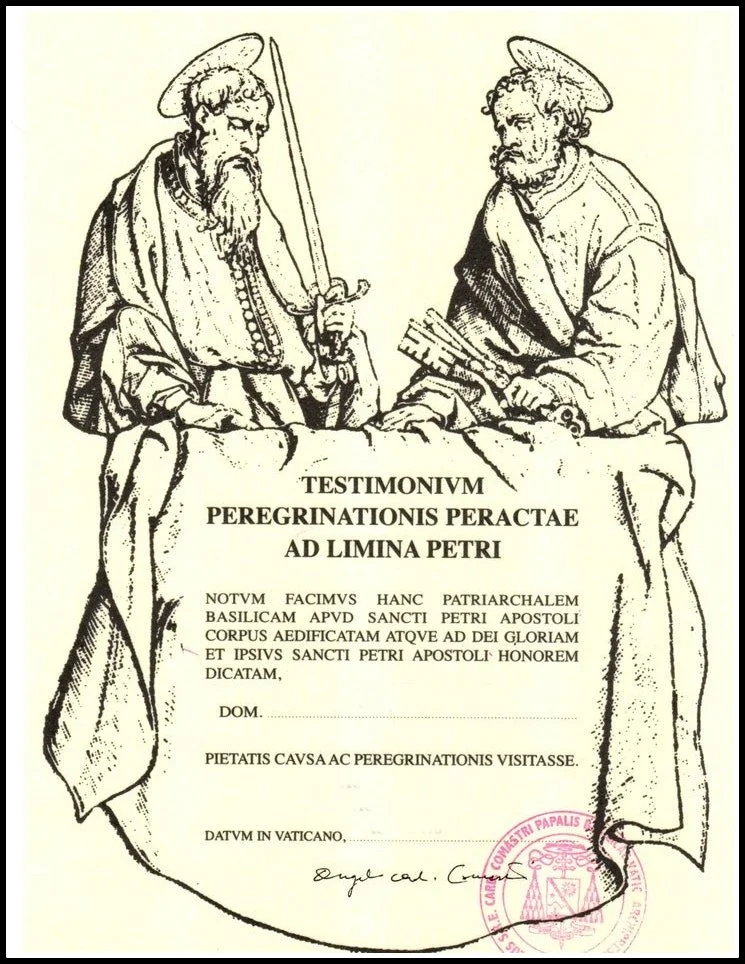 If we start in Rome instead of ending in Rome, we miss out on the Vatican stamp. How important is that in the scheme of things?