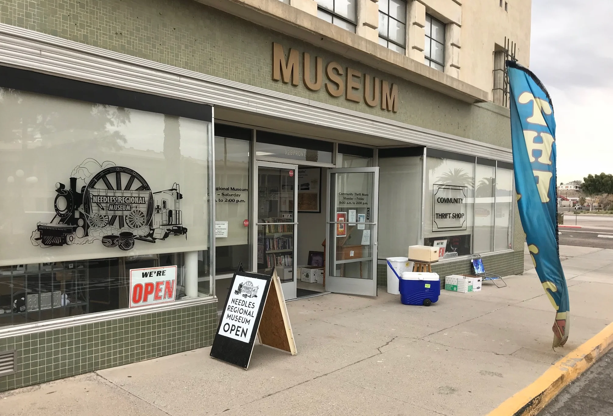 Needles Regional Museum AND thrift shop