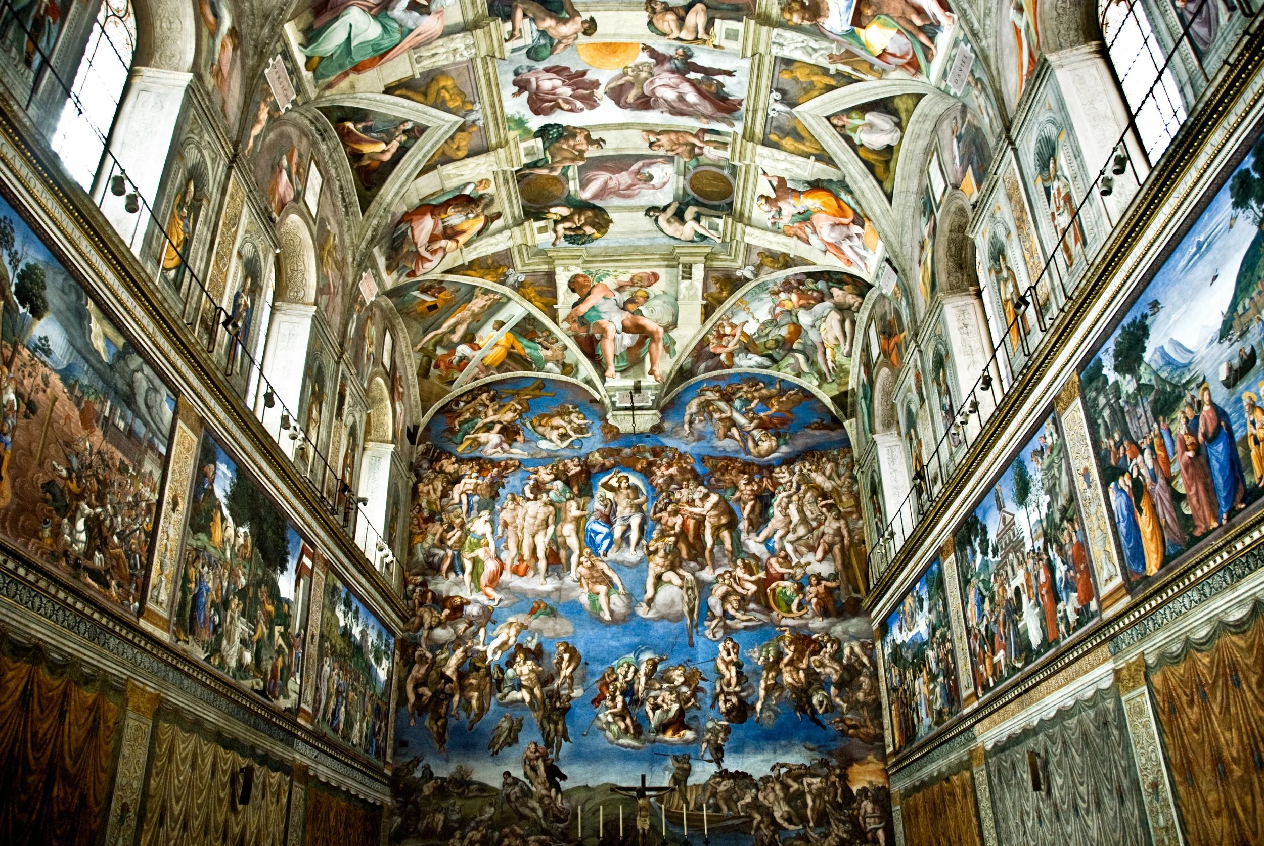 Gazing up in awe is the only way to see and appreciate the artisanship of the Sistine Chapel.