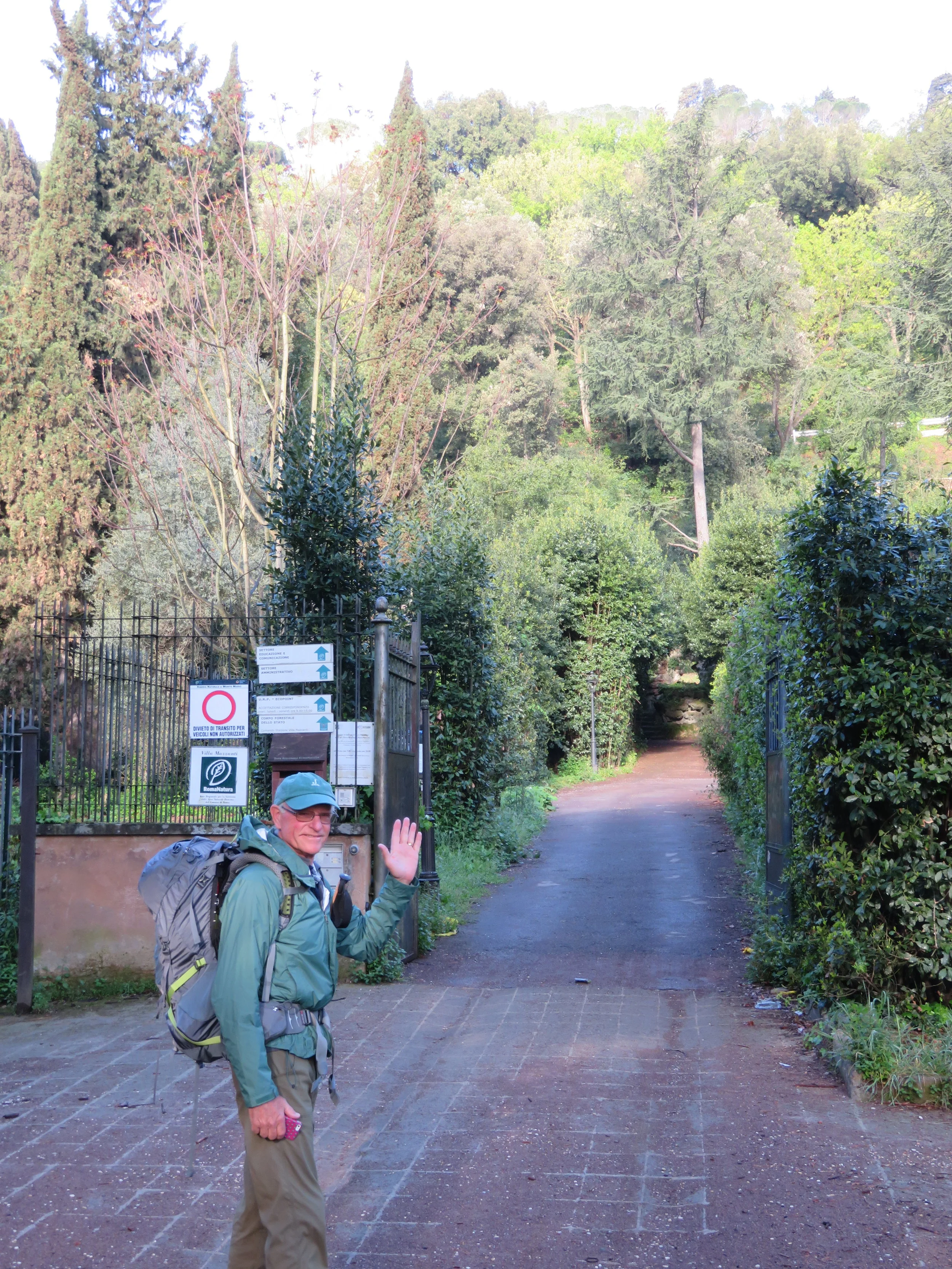First Day on the Via Francigena -Rome to Isola Farnese