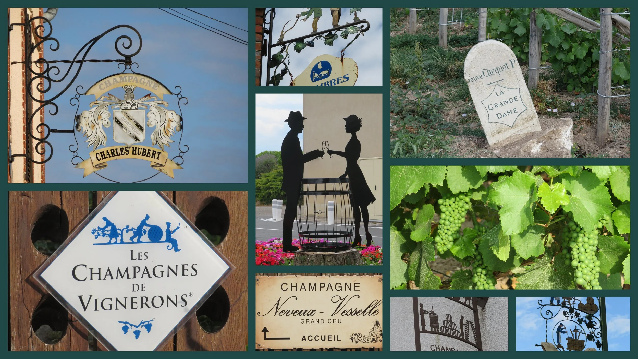 We’re now trekking our way through champagne country