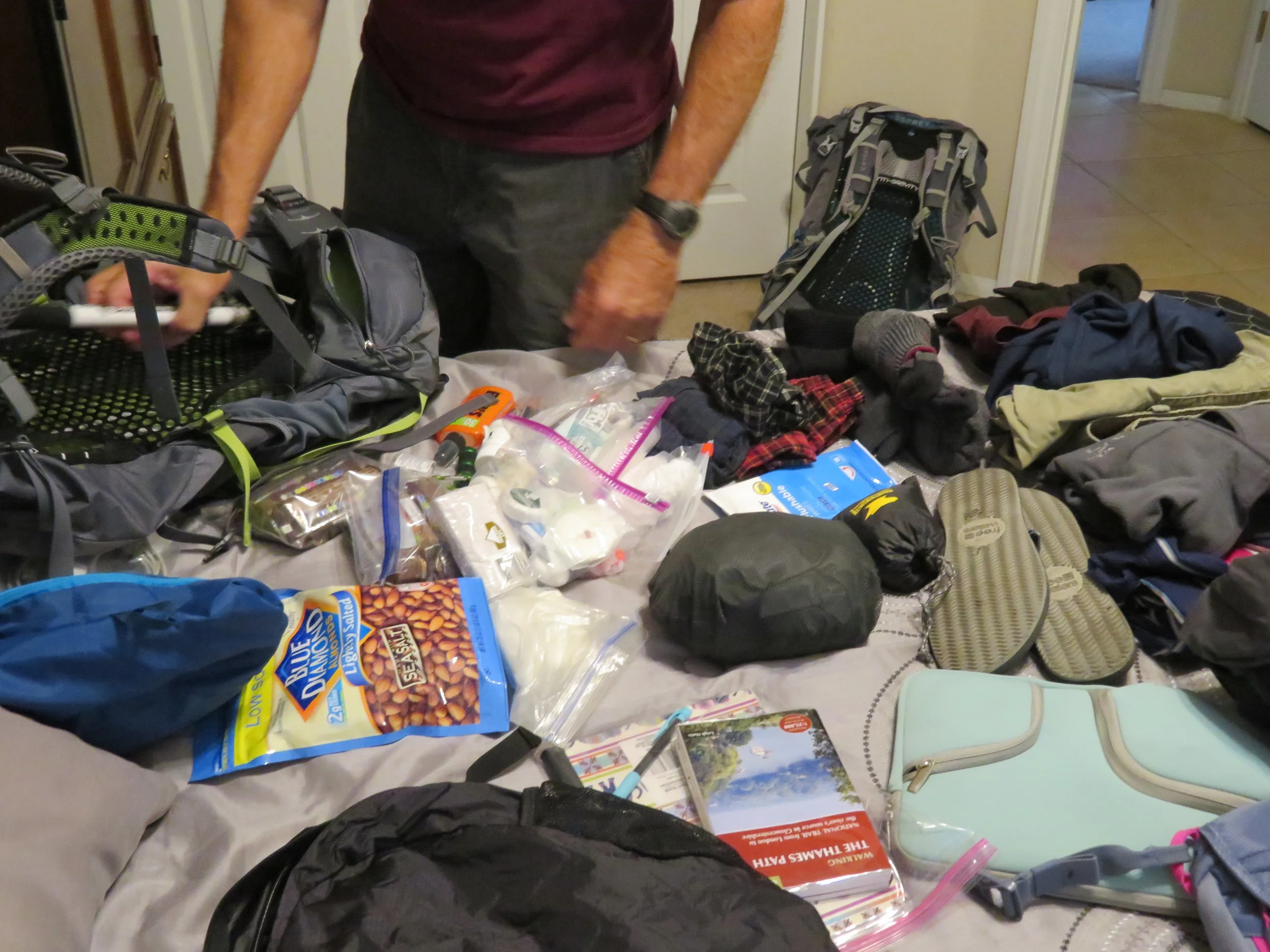 Blue View – Gear List for the Via Francigena