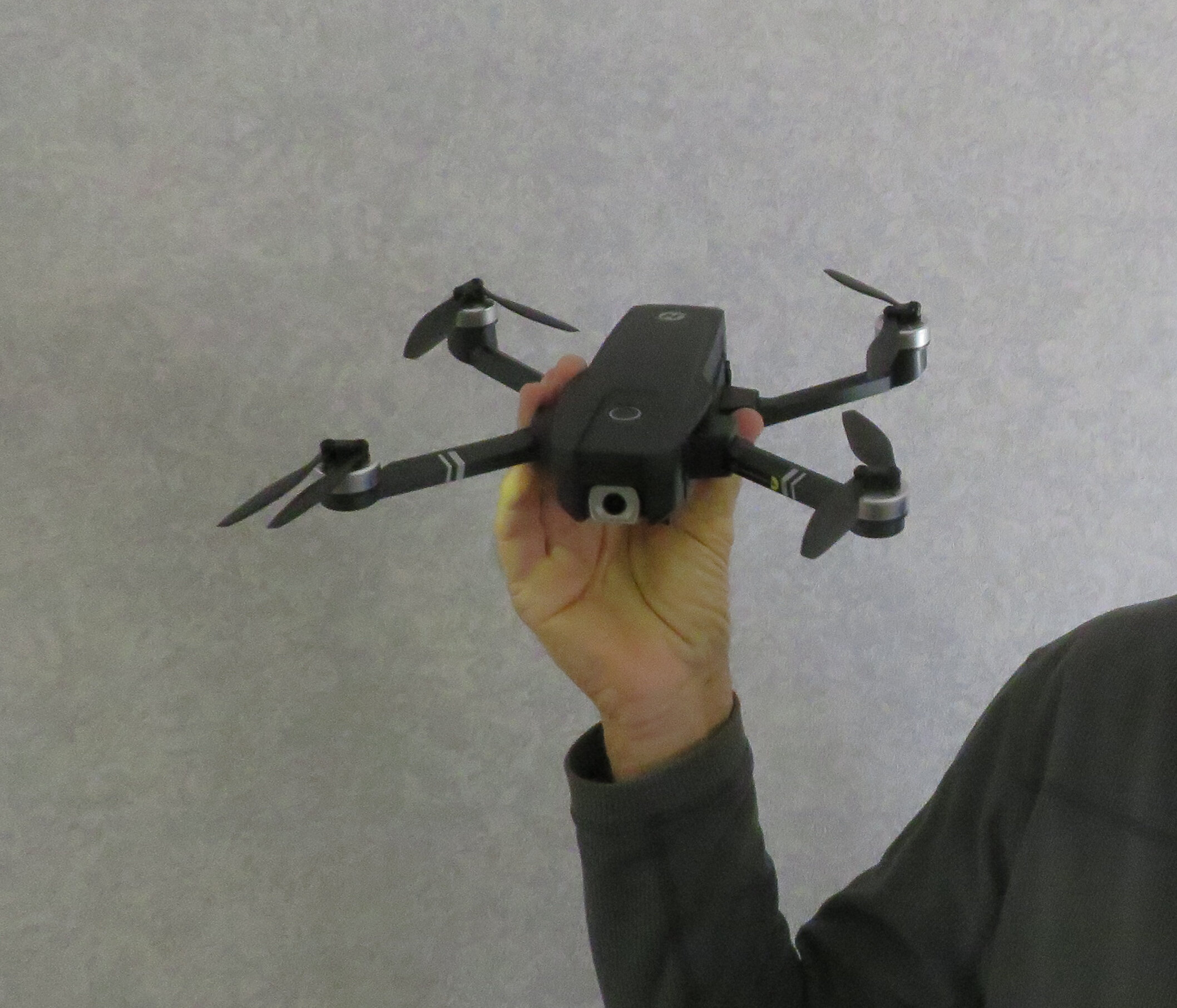 The drone is quite small