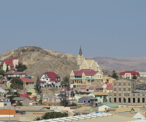 The picturesque town of Luderitz