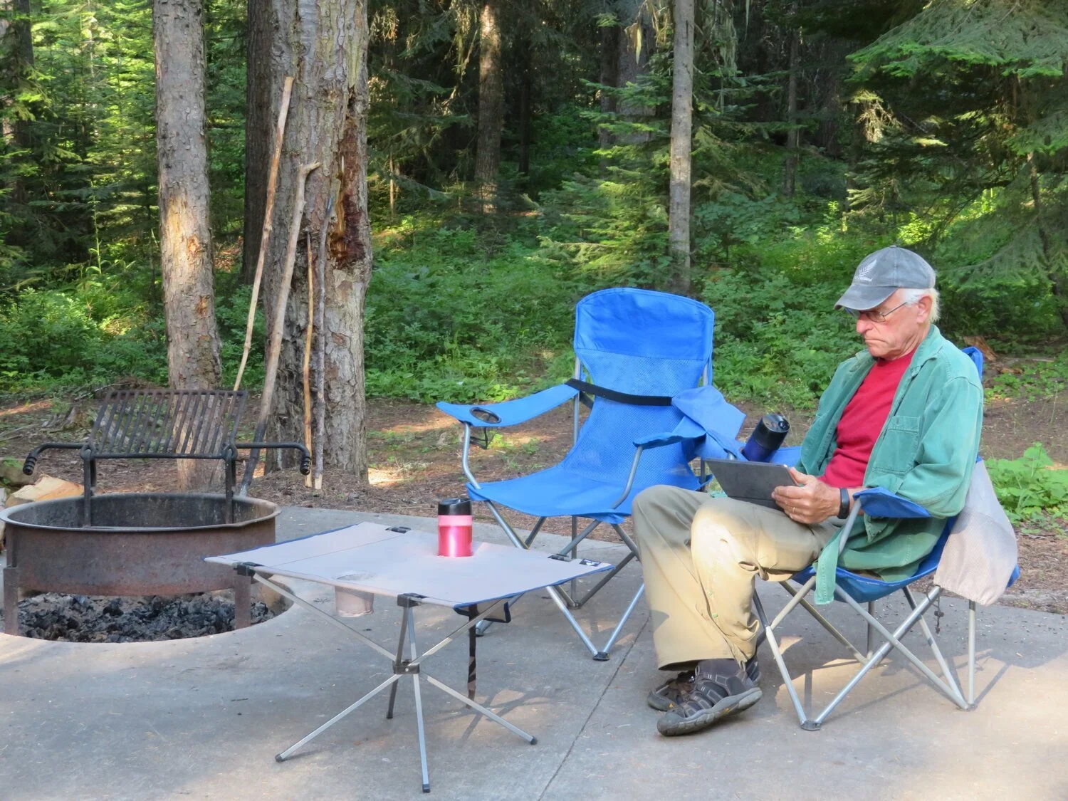 Blue View - Camping During the Pandemic