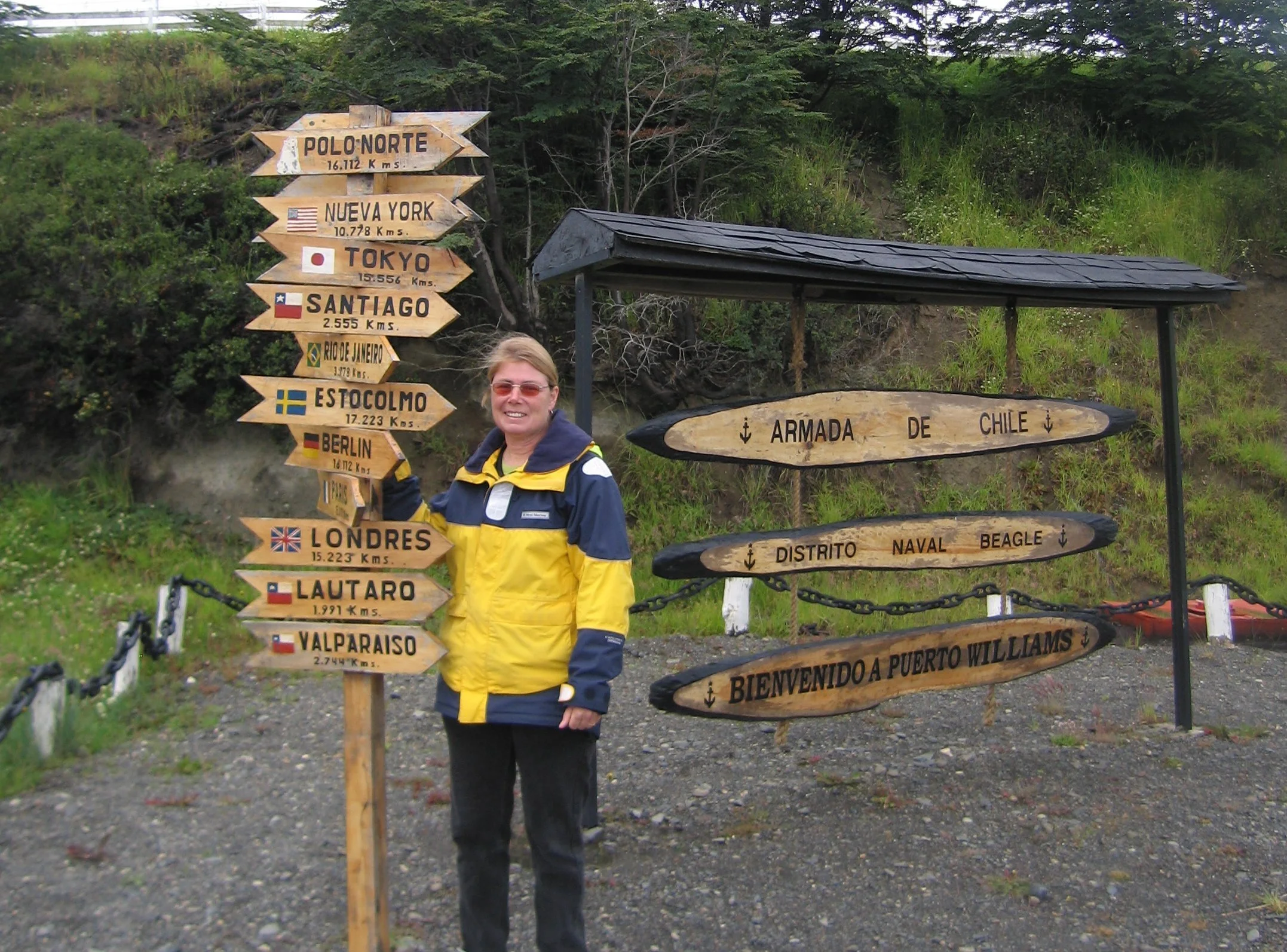 In Puerto Williams, Chile at the bottom of the world… far away from everywhere!