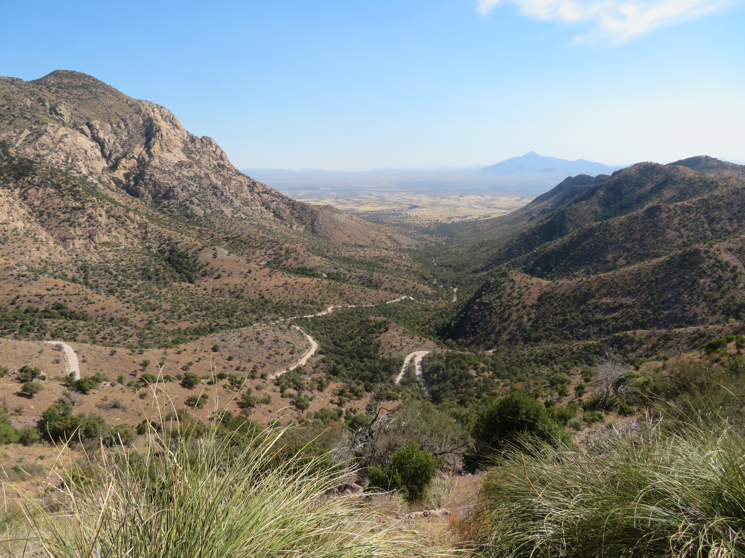 The circuitous road to Montezuma Pass
