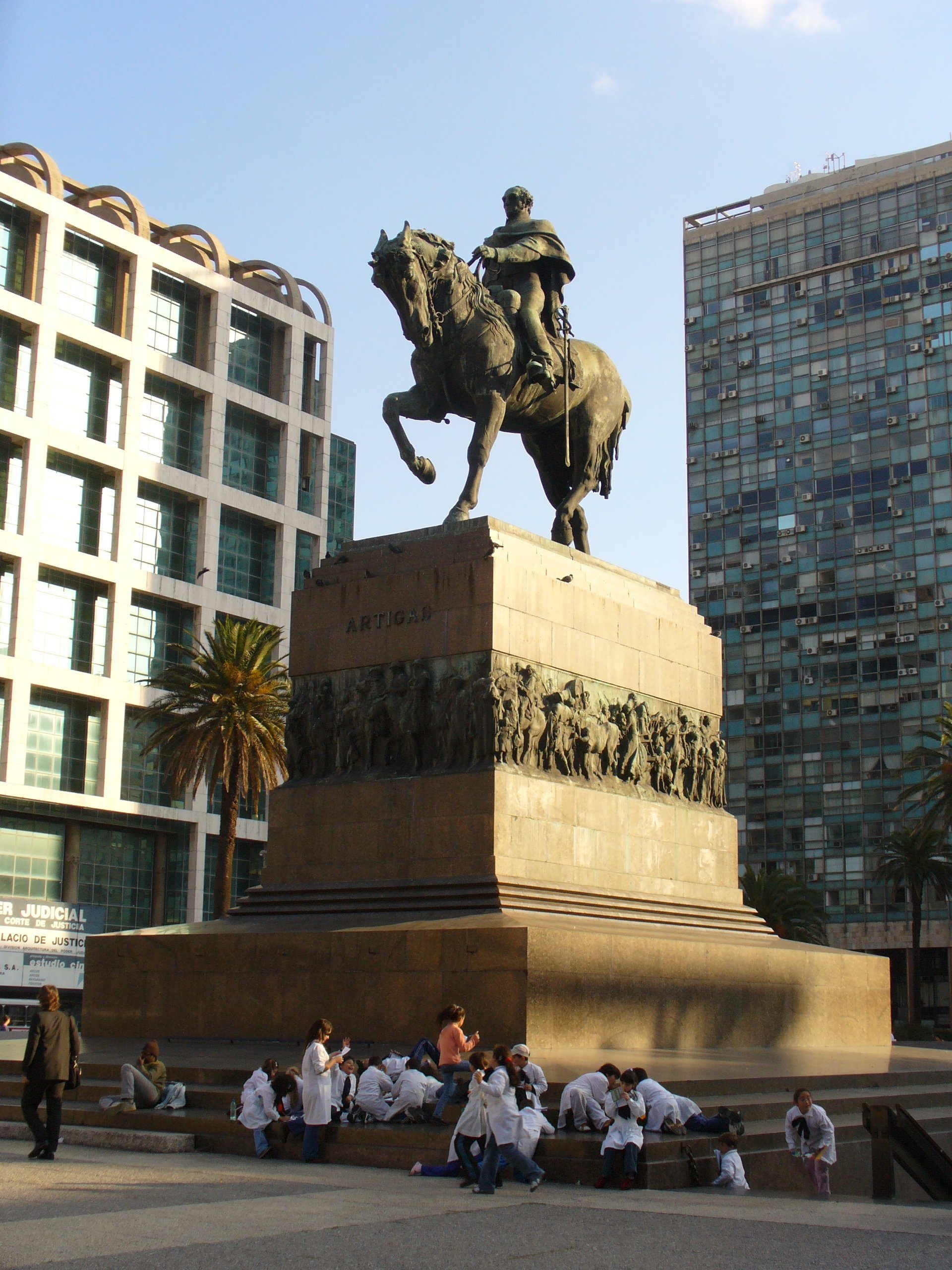 Jose Artigas is the national hero and liberator of Uruguay.