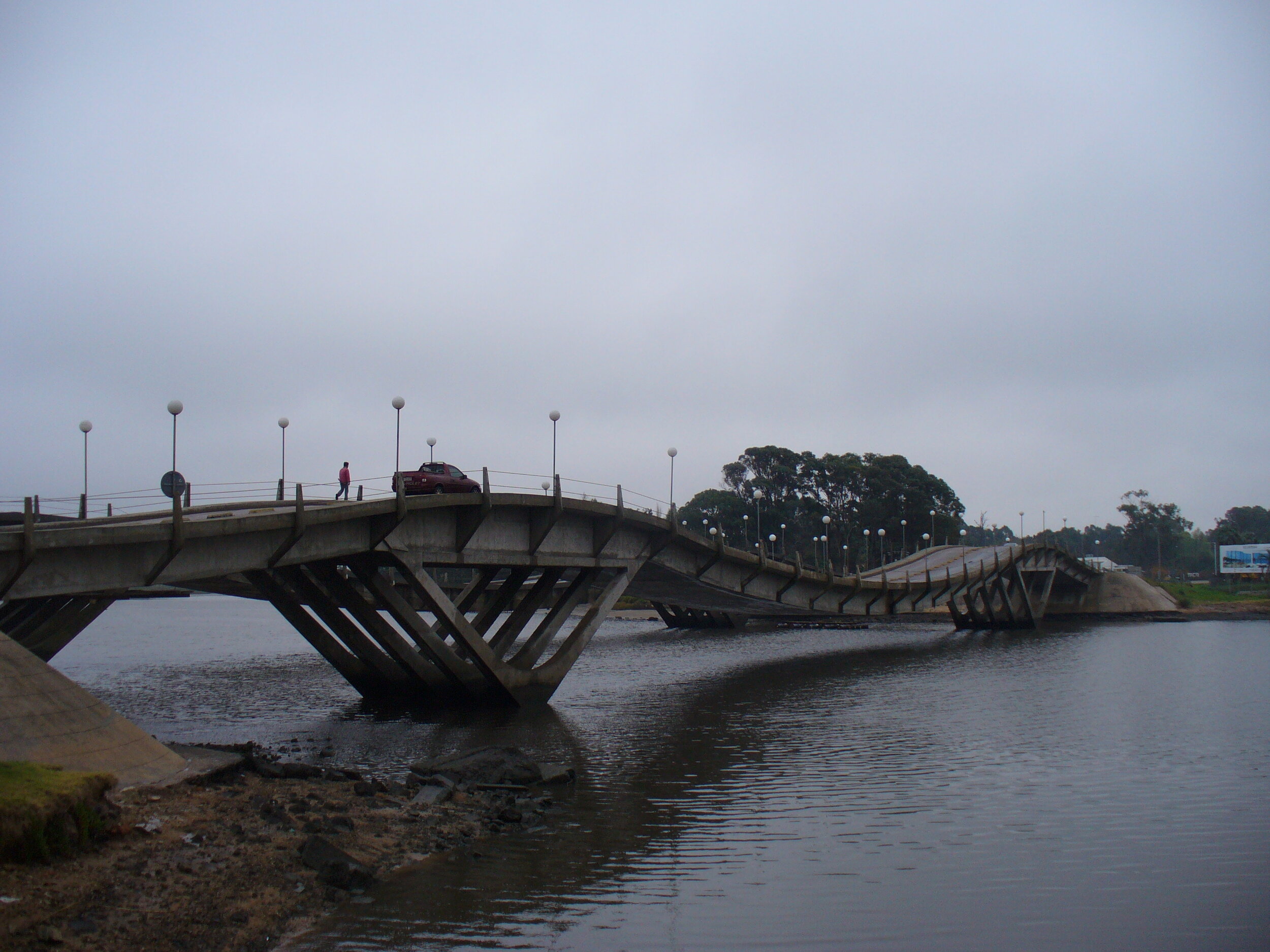 The Undulating Bridge in La Barra