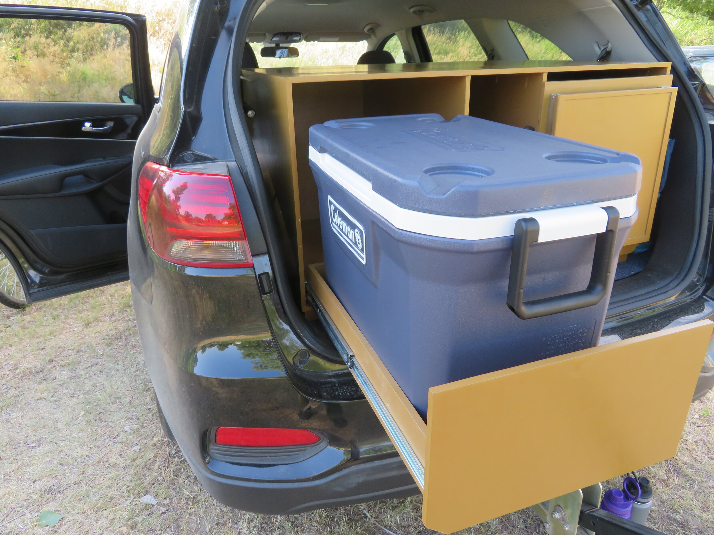 Blue View – Our DIY Camping Box — Just a Little Further