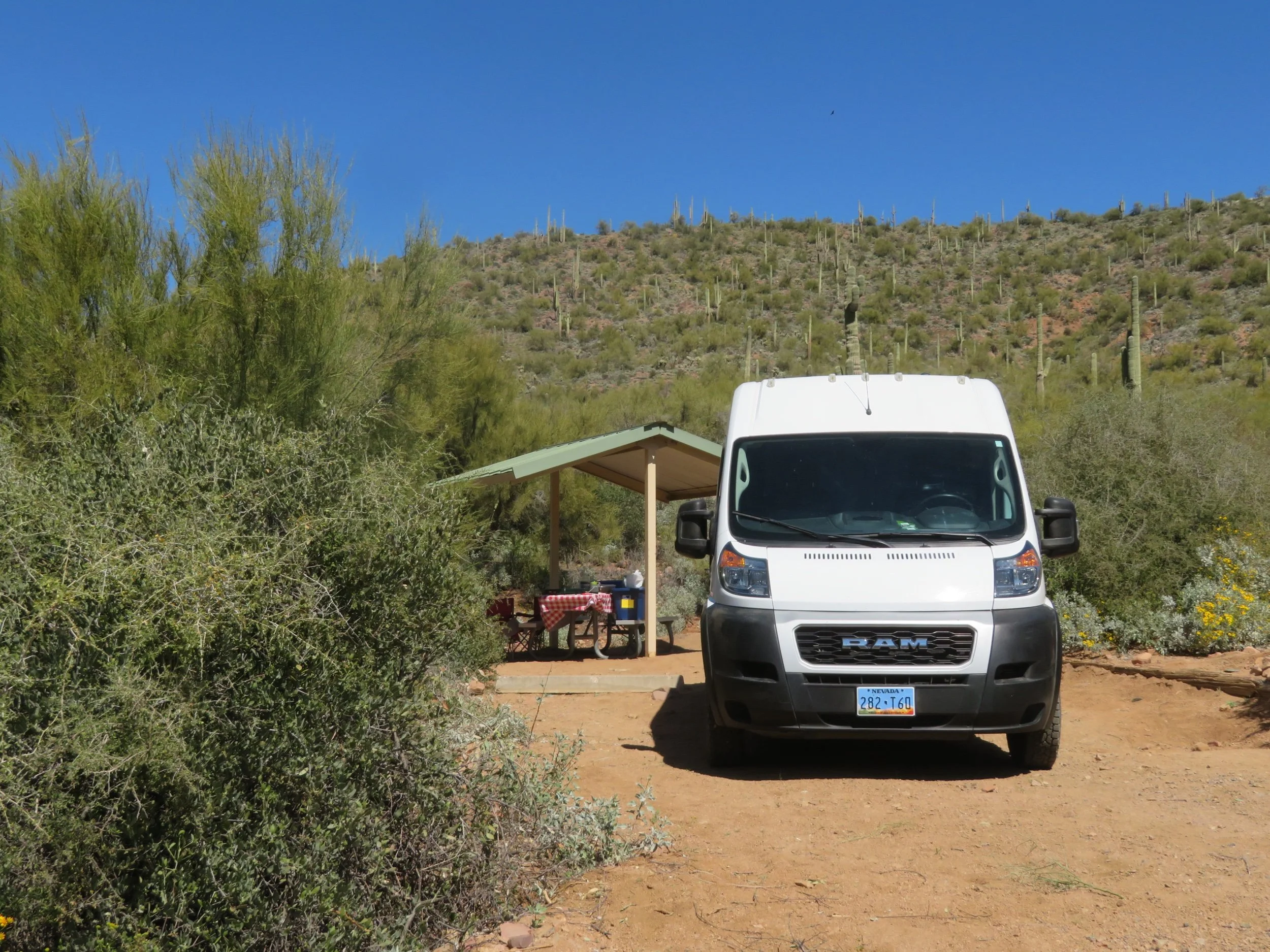 Blanche’s First Camp-Out… Apache Lake