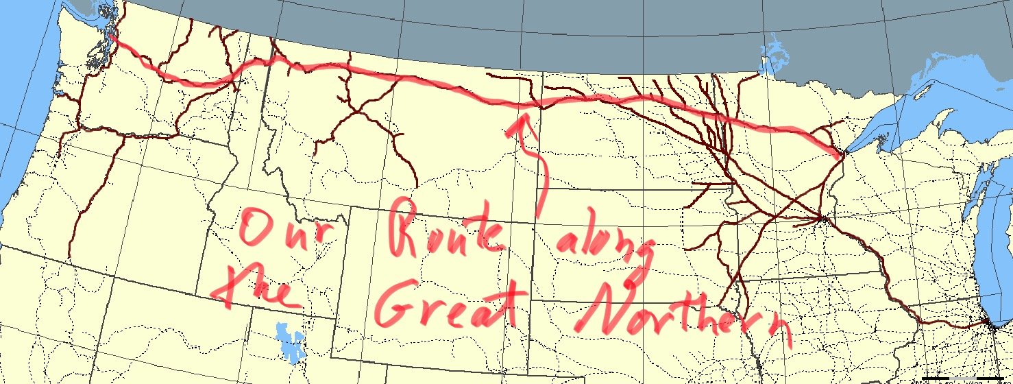 Blue View - Following the Great Northern Railway